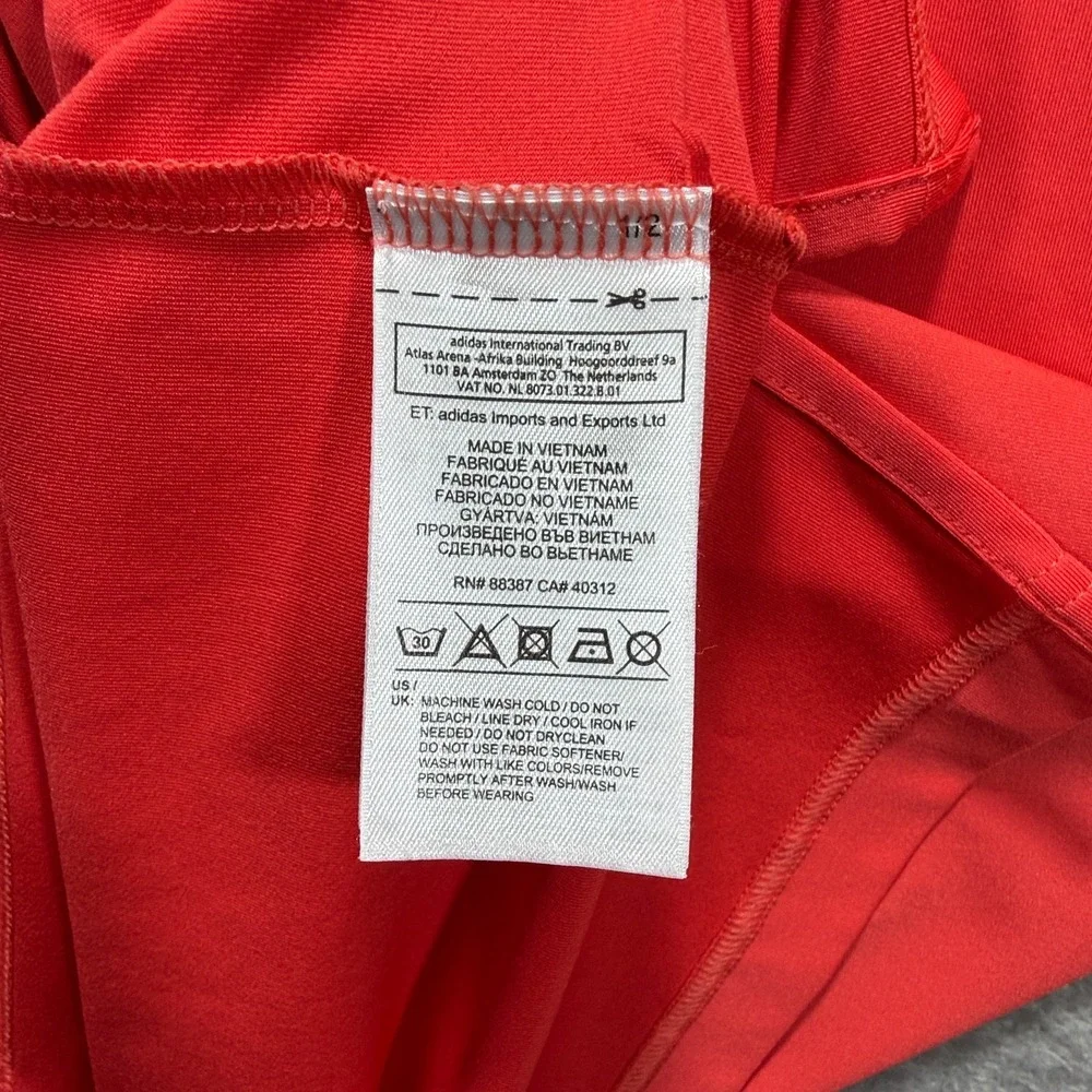 Adidas Polo Shirt Mens XL Red Jekyll Island Georgia Golf Climalite Performance